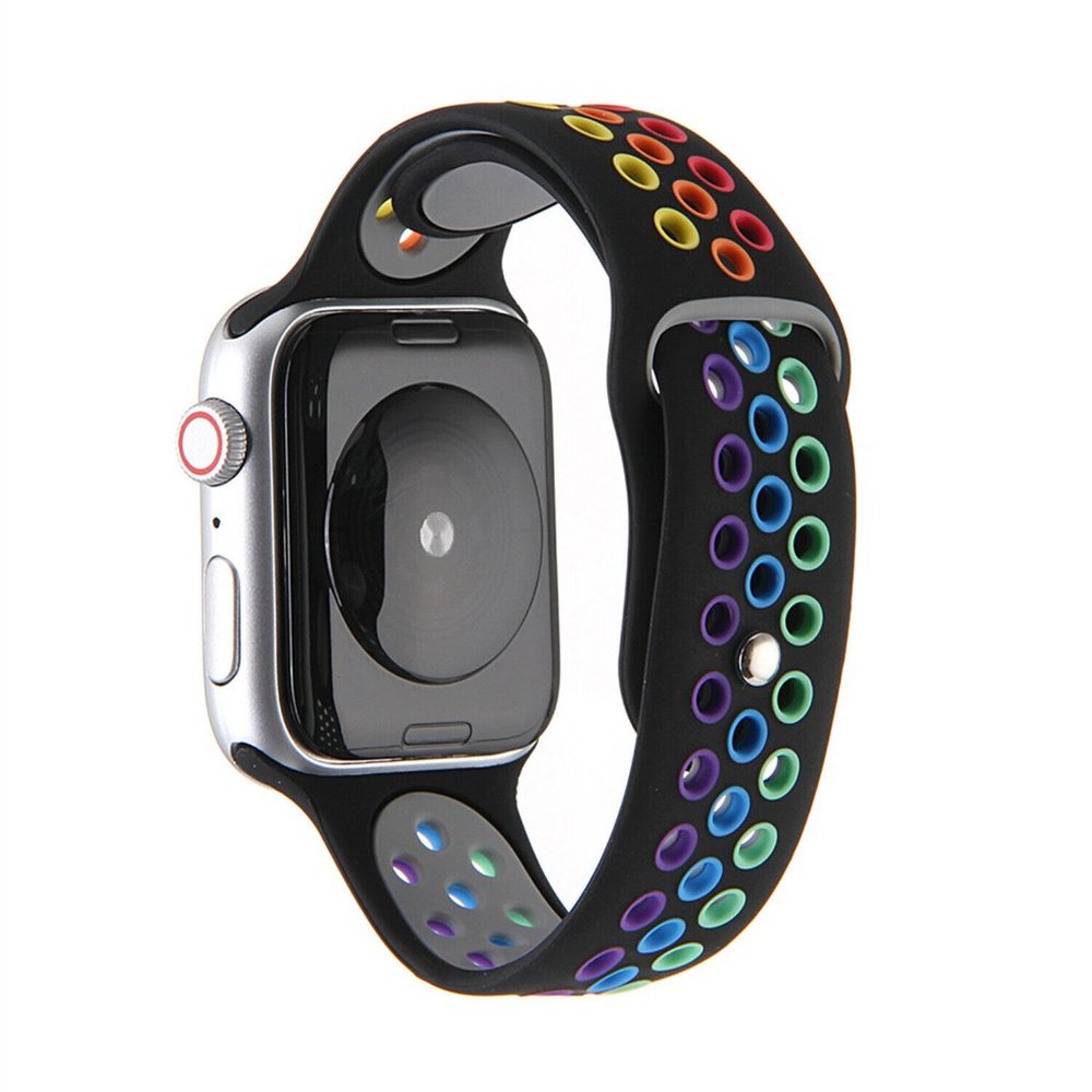 Silicone Replacement Watch Strap for Apple Watch - Picture 3 of 17